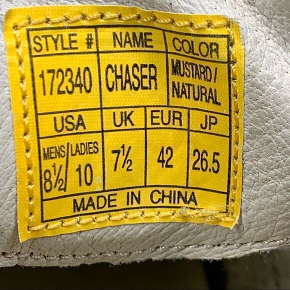 Perry Ellis Classic Chaser Style Lace up Shoes~Tan - Picture 8 of 8